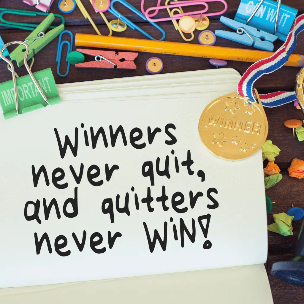 Winners Never Quit